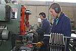 cutting, bending, welding and finishing of tubes and steel rods